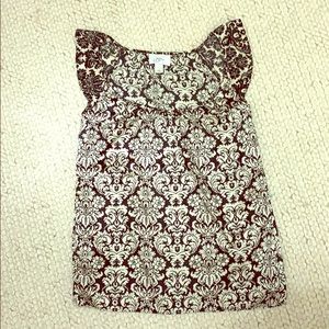 Black and white pattern shirt
